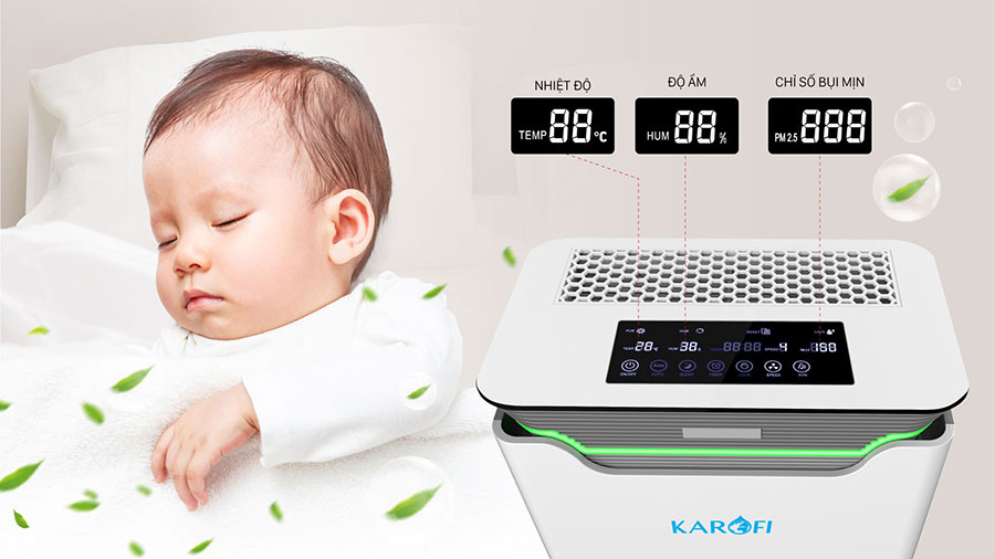 Máy lọc không khí thông minh Karofi KAP-317 Máy lọc không khí thông minh Karofi KAP-317