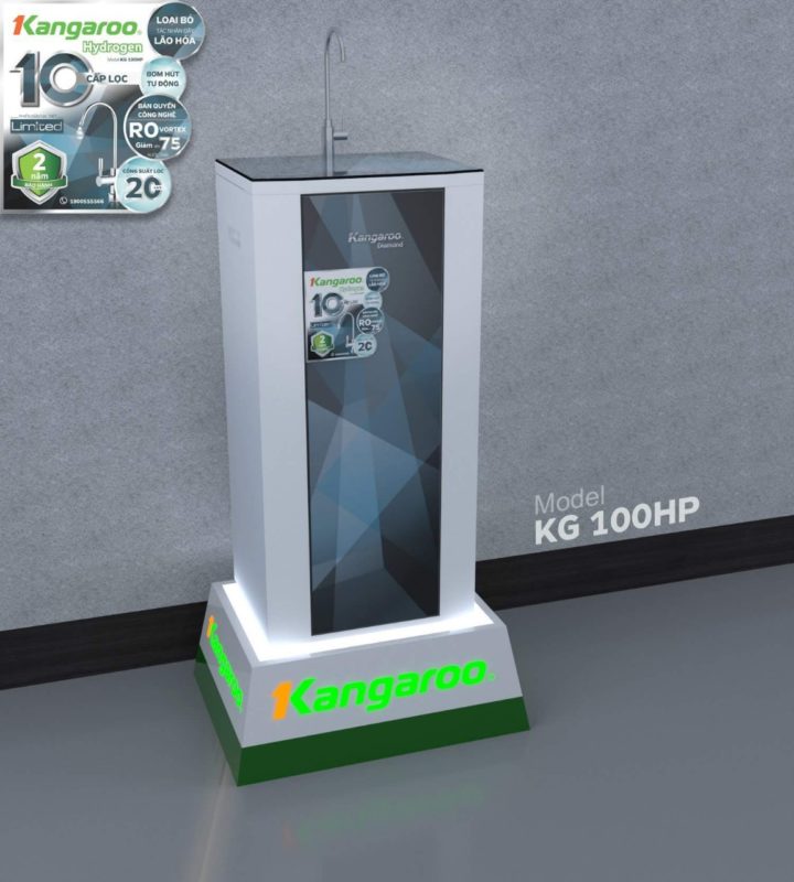 Máy lọc nước Kangaroo Hydrogen KG100HP - 10 lõi - Không tủ