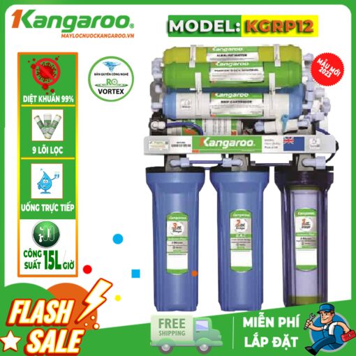 Máy Lọc Nước Kangaroo Kgrp12 9 Lõi Lọc