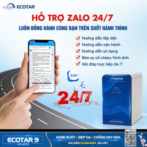 Dịch vụ bảo hành từ hãng cho dòng sản phẩm Geyser Ecotar 9 UltraRO