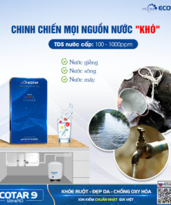 Geyser Ecotar 9 UltraRO chinh chiến trên mọi nguồn nước