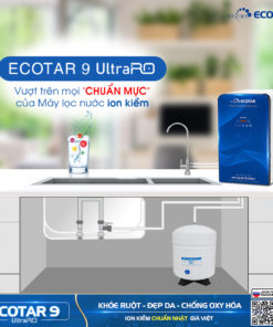 Geyser ecotar 9 ultravượt trên mọi chuẩn mực máy lọc nước ion kiềm