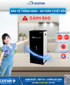 Máy lọc nước ion kiềm Geyser Ecotar 9 Ultra RO Home đảm bảo an toàn với hệ thống SMART thông minh