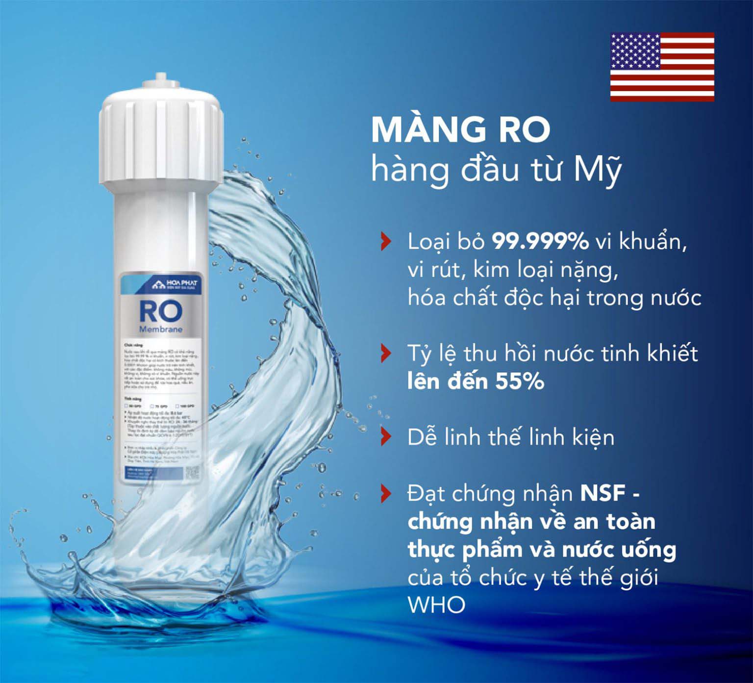 Máy Lọc Nước Ro Nóng Lạnh Hòa Phát Hwbr1a1021