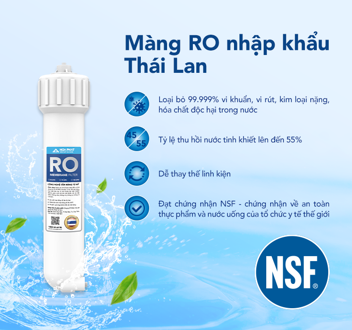 Máy Lọc Nước Ro Nóng Nguội Hòa Phát Hpn616