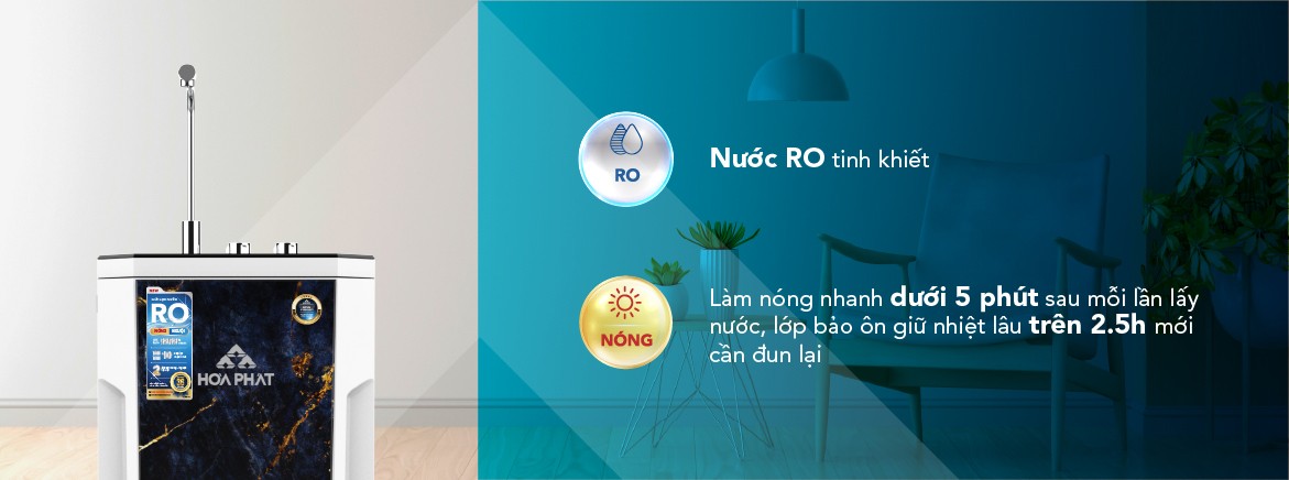 Máy Lọc Nước Ro Nóng Nguội Hòa Phát Hpn616