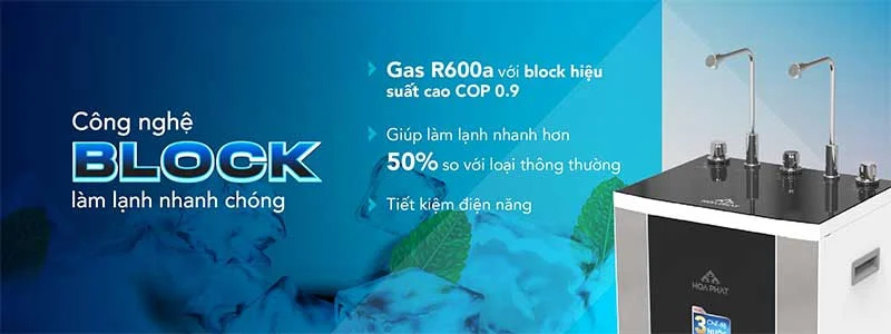 Máy Lọc Nước Ro Nóng Lạnh Hòa Phát Hwbr1b 1021 Hàng Chính Hãng