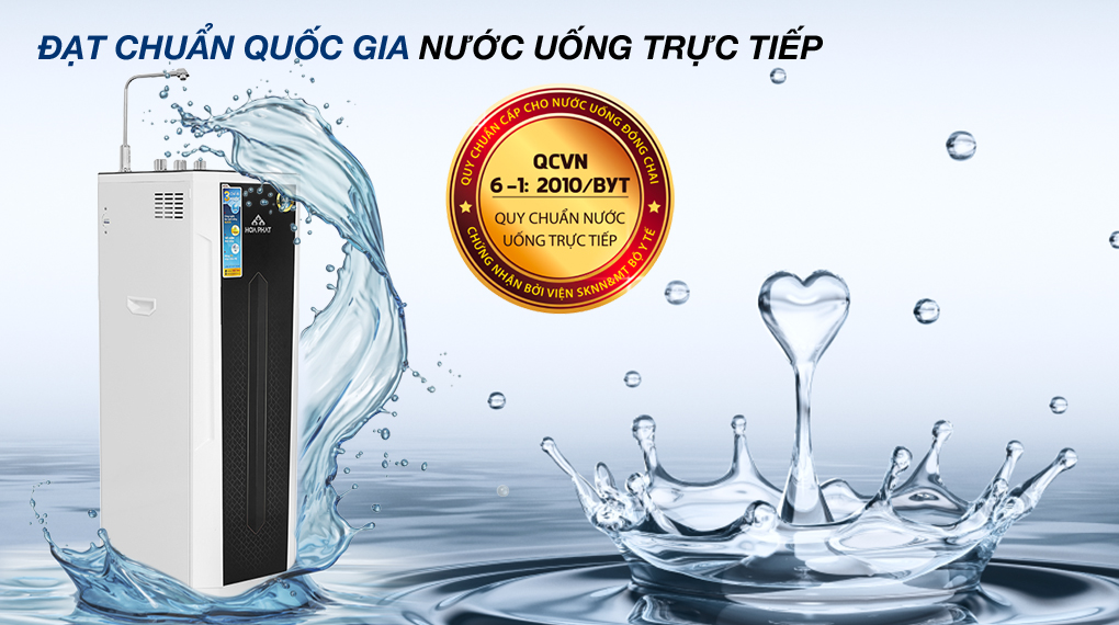 Máy Lọc Nước Ro Nóng Lạnh Hòa Phát Hwbs1a 1021