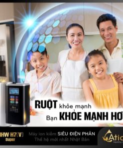 Nước ion kiềm chuẩn giúp hệ tiêu hóa hoạt động khỏe mạnh hơn