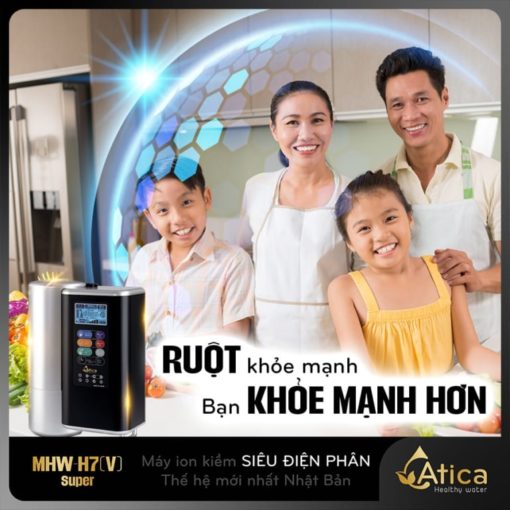 Nước ion kiềm chuẩn giúp hệ tiêu hóa hoạt động khỏe mạnh hơn