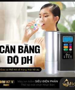 Nước ion kiềm giúp cân bằng độ pH của cơ thể