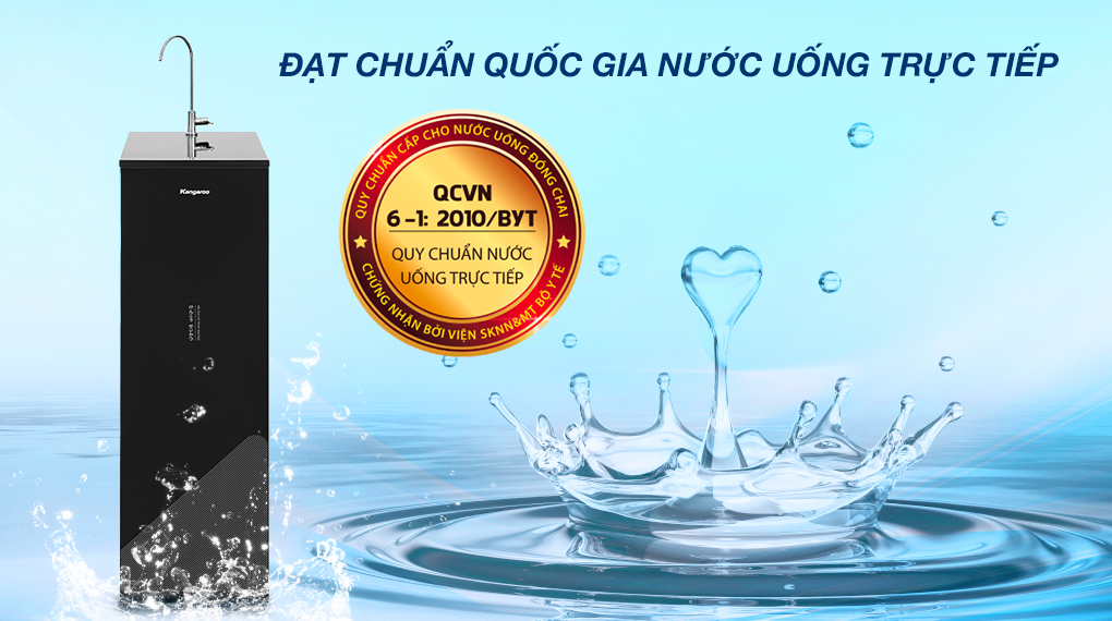 may loc nuoc ro kangaroo kg116i 10 loi dat chuan quoc gia nuoc uong