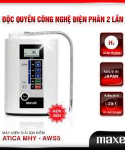 Máy Lọc Nước Ion Kiềm Giàu Hydro Atica Maxell Mhy Aws5 – Phiên Bản Quốc Tế