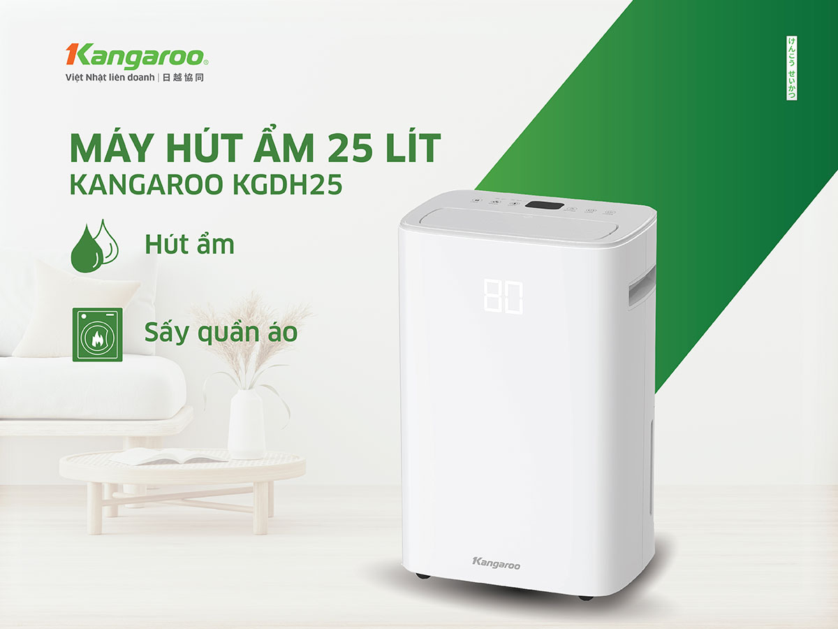 Máy Hút ẩm Kangaroo Kgdh25 (hút ẩm 50m2)