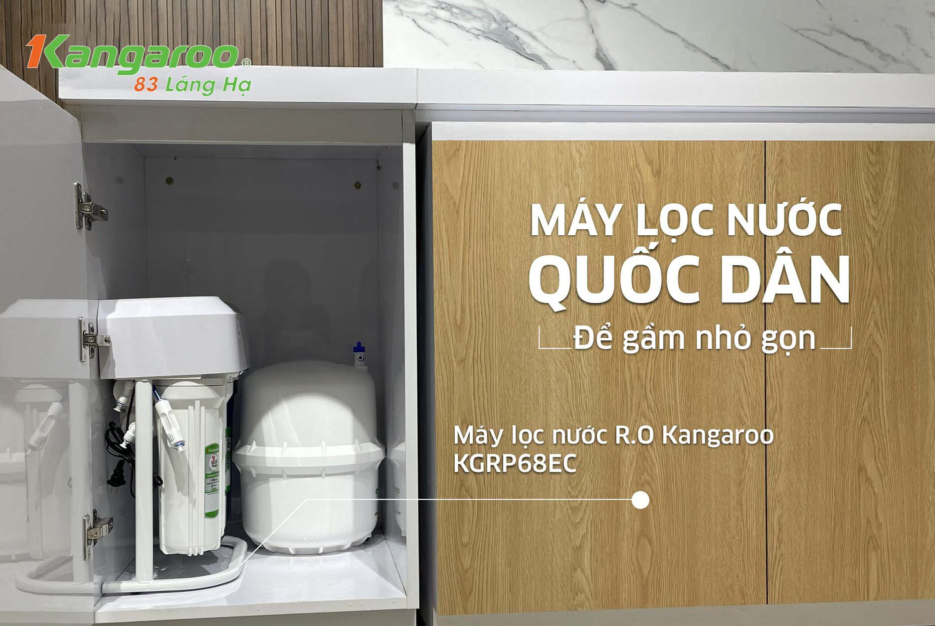 Máy Lọc Nước Chân Quỳ Kangaroo Kgrp68ec Để Gầm