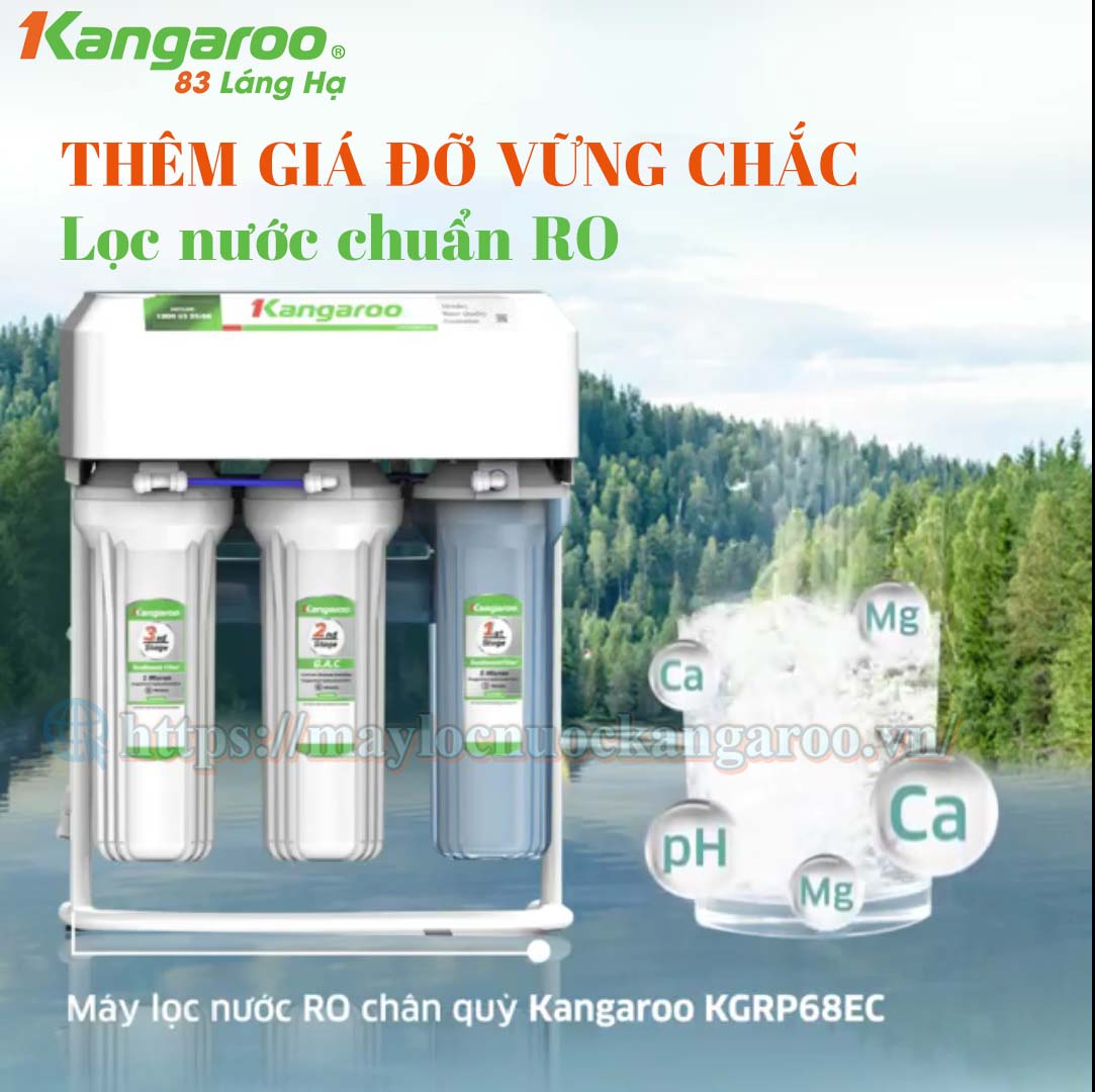 Máy Lọc Nước Chân Quỳ Kangaroo Kgrp68ec Để Gầm