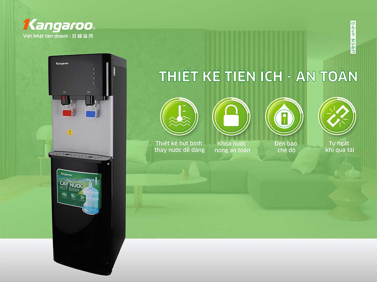 Cây Nước Nóng Lạnh Kangaroo Kg57a3