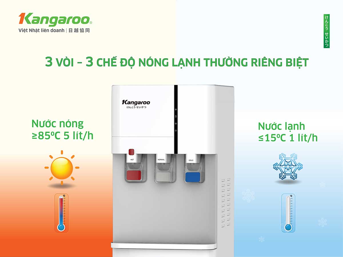 Cây Nước Nóng Lạnh Kangaroo Kg59a3