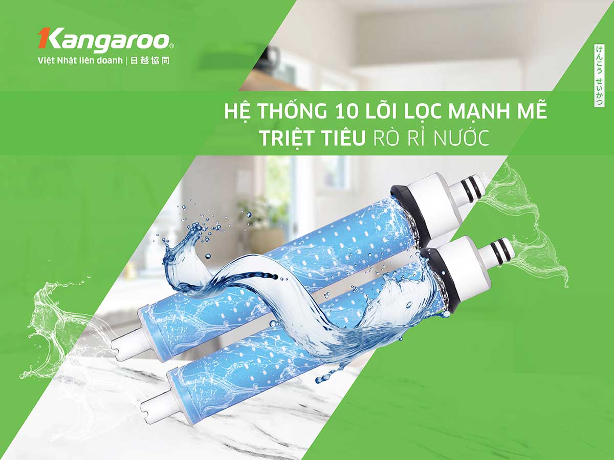Máy Lọc Nước Nóng Lạnh Kangaroo Kg10a16