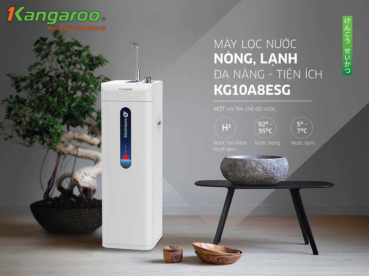 Máy Lọc Nước Kangaroo Hydrogen Ion Kiềm Kg10a8esg