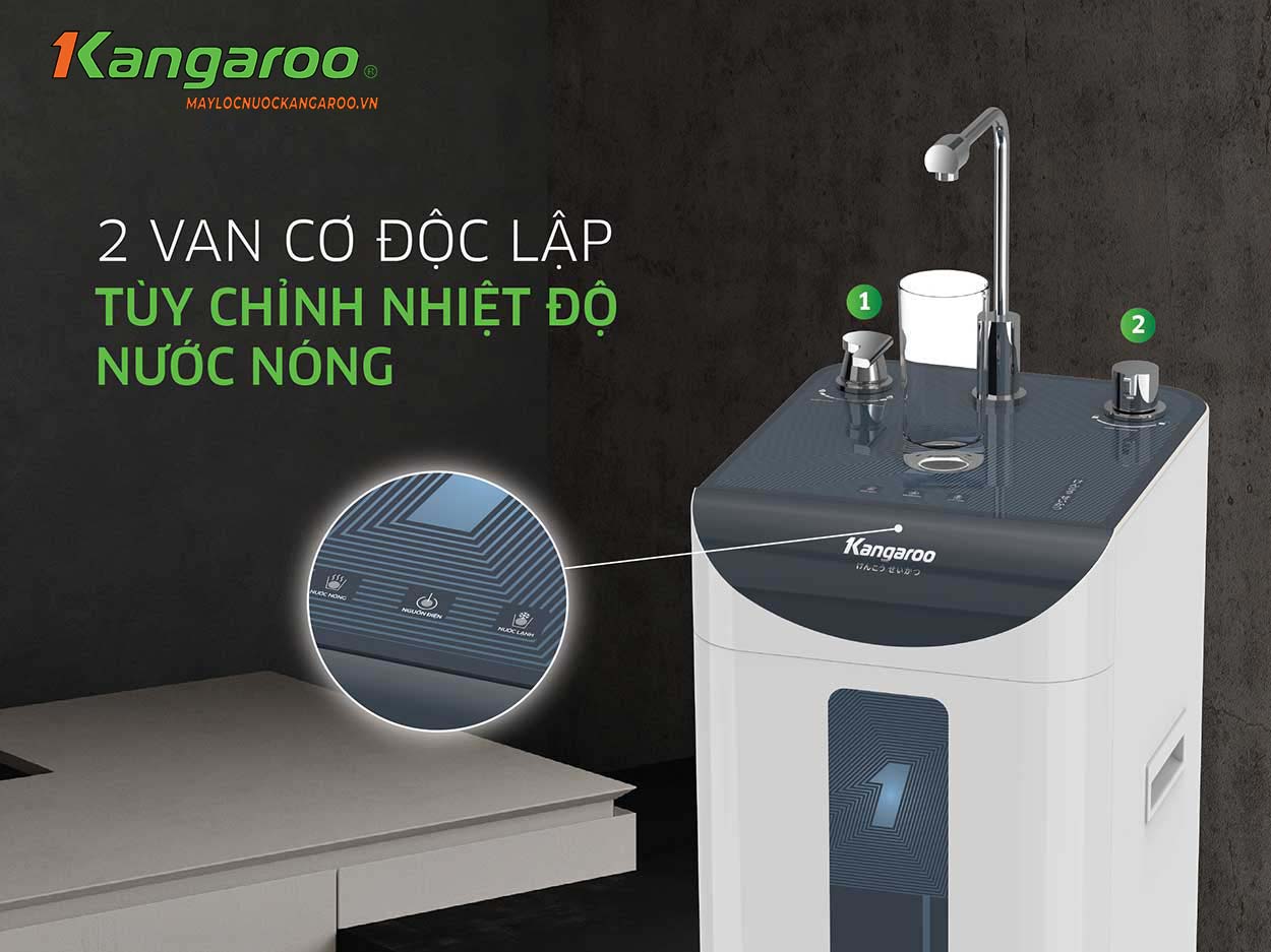 Máy Lọc Nước Kangaroo Hydrogen Slim Nóng Lạnh Kg10a9sg