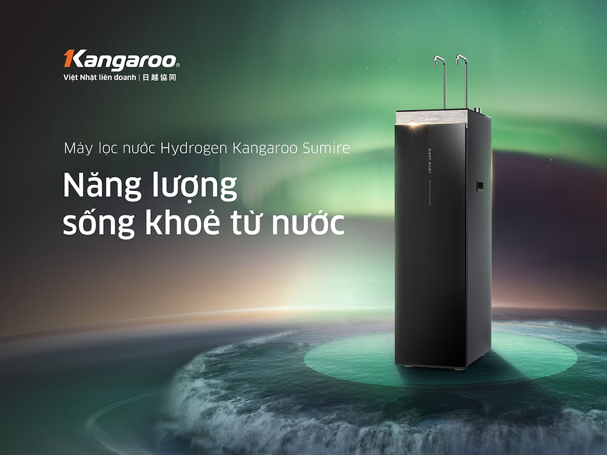 Máy Lọc Nước Kangaroo Hydrogen Nóng Lạnh Kg12a6