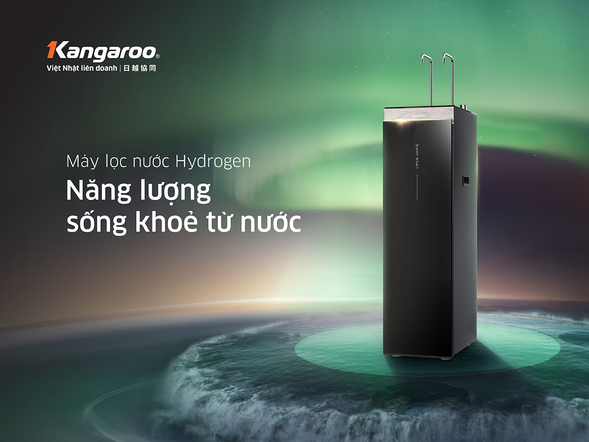 Máy Lọc Nước Kangaroo Hydrogen Nóng Lạnh Kg12a8