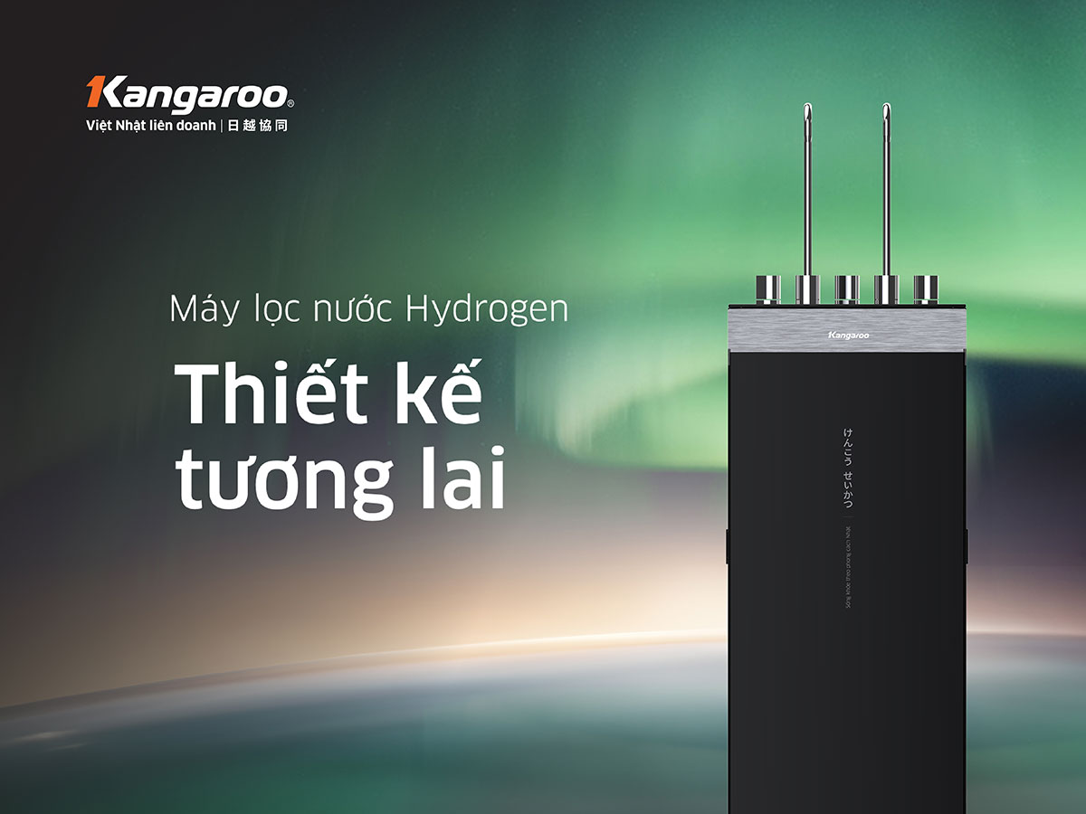 Máy Lọc Nước Kangaroo Hydrogen Nóng Lạnh Kg12a8