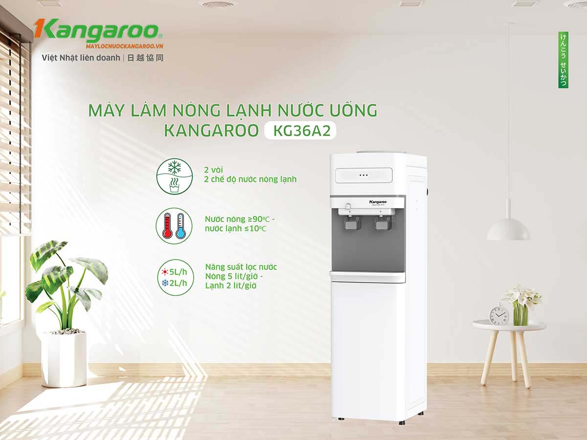 Cây Nước Nóng Lạnh Kangaroo Kg36a2
