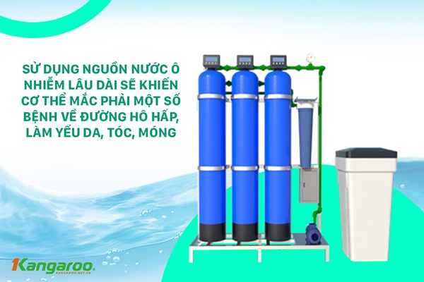 Hệ thống lọc tổng đầu nguồn 5 cấp Kangaroo KG1054LT-5 1000l/h