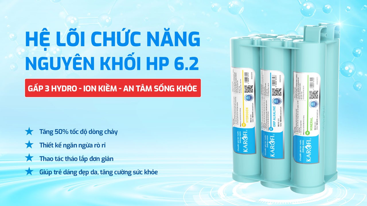 Máy Lọc Nước Hydro Ion Kiềm Karofi Kae S66