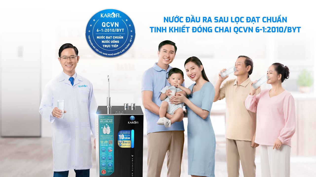 Máy Lọc Nước Hydro Ion Kiềm Karofi Kae S66