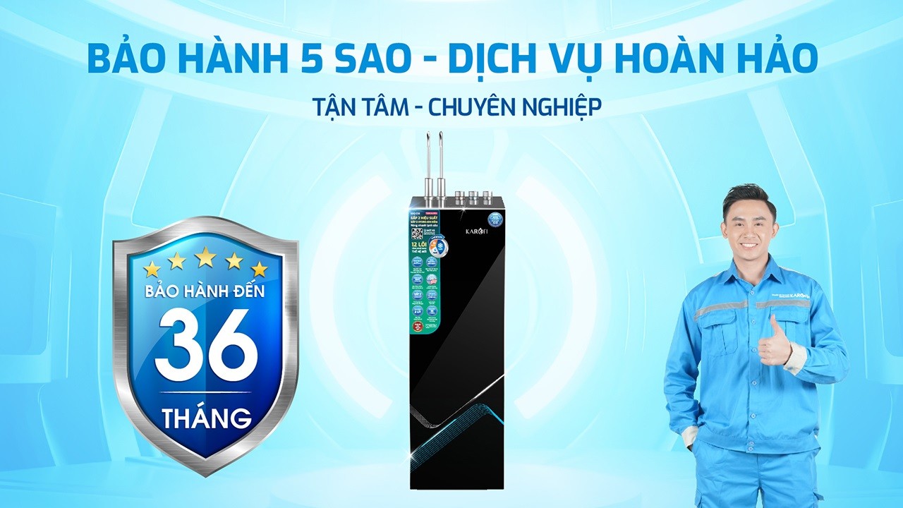 Máy Lọc Nước Nóng Lạnh Karofi Kad E58
