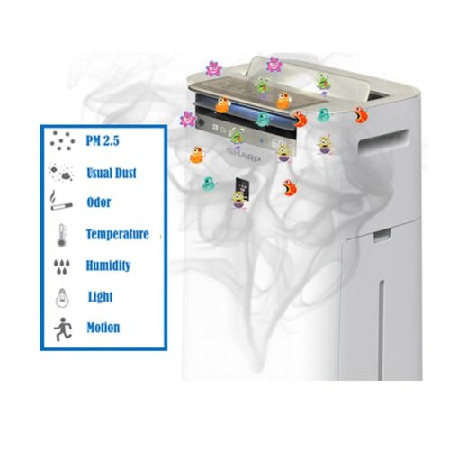 Máy Lọc Không Khí Sharp Kết Hợp Tạo ẩm Kc G60ev W