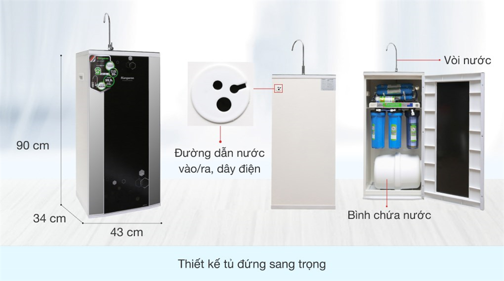 Máy lọc nước Kangaroo KG99A VTU 9 lõi