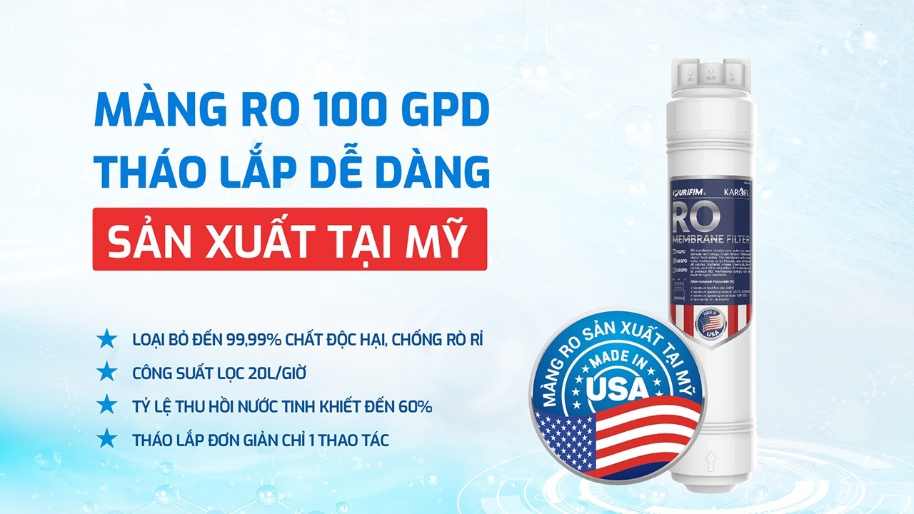 Máy Lọc Nước Nóng Lạnh Hydro Ion Kiềm Karofi Kae S695