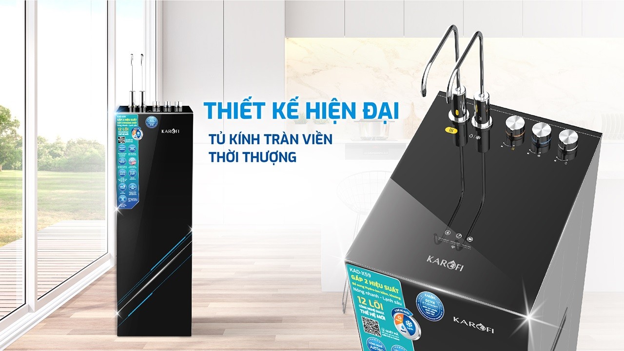 Máy Lọc Nước Nóng Lạnh Karofi Kad X59
