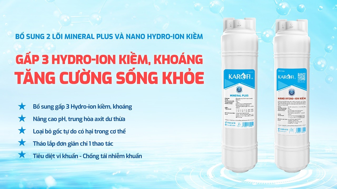 Máy Lọc Nước Nóng Lạnh Karofi Kad X69