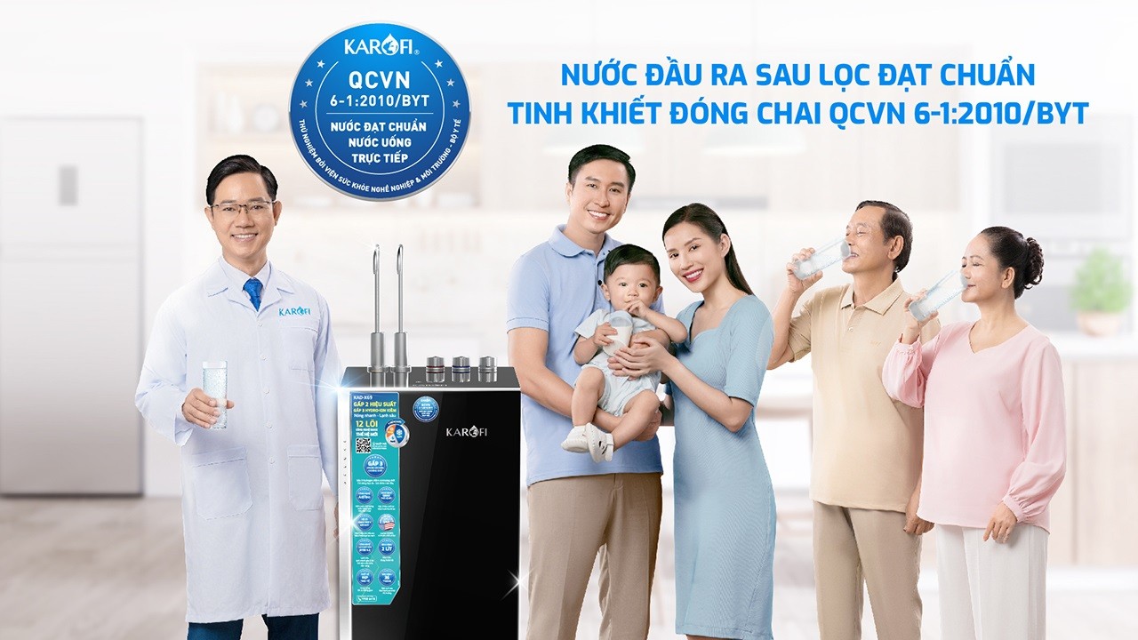 Máy Lọc Nước Nóng Lạnh Karofi Kad X69