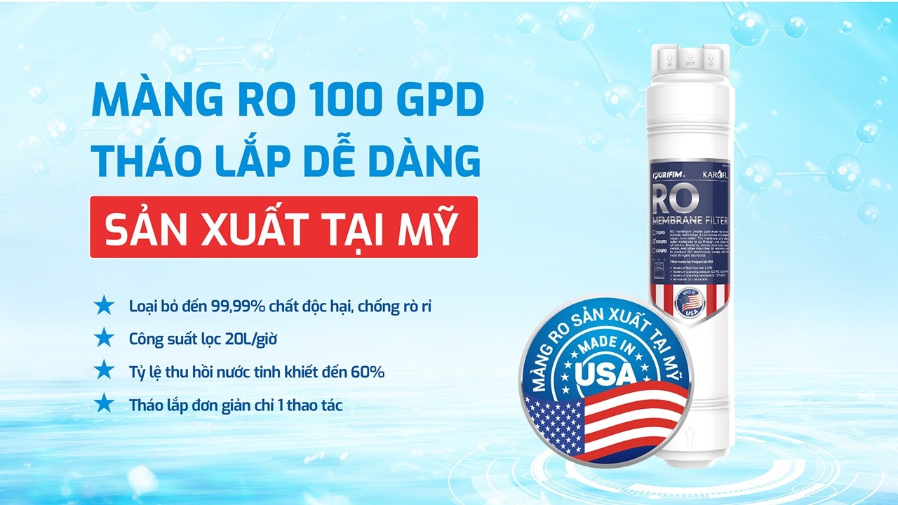 Máy Lọc Nước Nóng Lạnh Karofi Kad X69