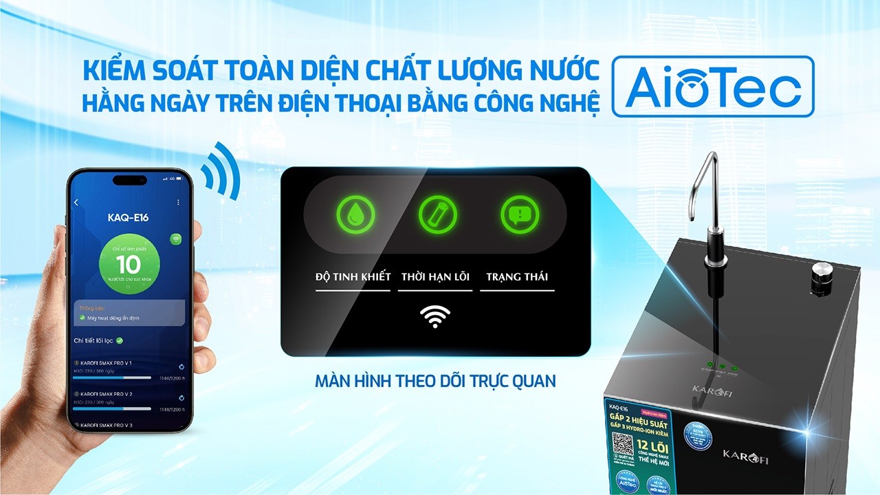 Máy Lọc Nước Karofi Kaq E16