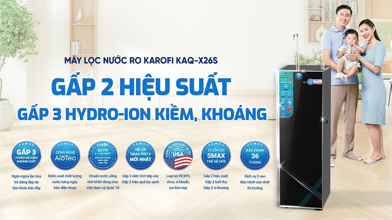 Máy Lọc Nước Karofi Kaq X26s