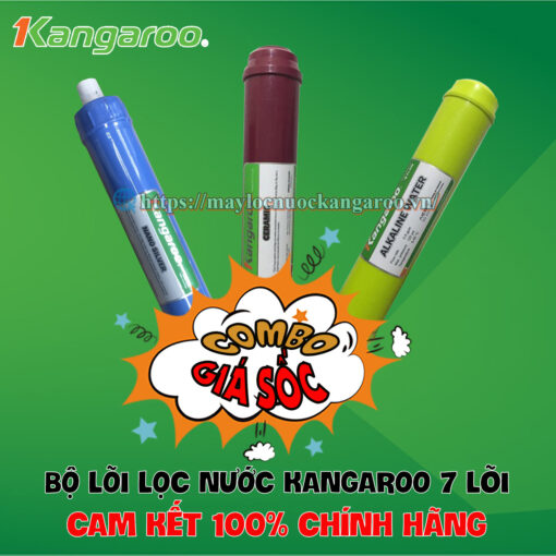 Combo Lõi Lọc Nước Kangaroo 7 Lõi (lõi 5 + 6 + 7) – Hàng Chính Hãng