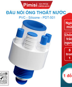 Bộ Đầu Nối Ống Thoát Nước Pimisi Pdt 501 Ngăn Mùi | Chính Hãng