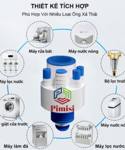 Bộ Đầu Nối Ống Thoát Nước Pimisi Pdt 501 Ngăn Mùi | Chính Hãng