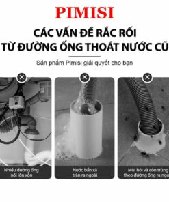 Bộ Đầu Nối Ống Thoát Nước Pimisi Pdt 501 Ngăn Mùi | Chính Hãng