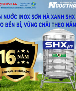 Bồn Nước Inox Sơn Hà Xanh Shx Pro