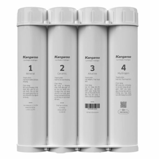 Bộ 4 Lõi Lọc Chức Năng Hydrogen Kangaroo
