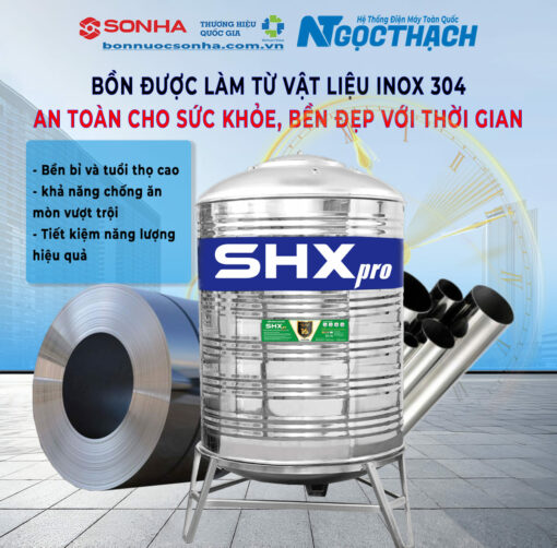 Chất liệu inox SUS 304 – An toàn cho sức khỏe, bền đẹp với thời gian