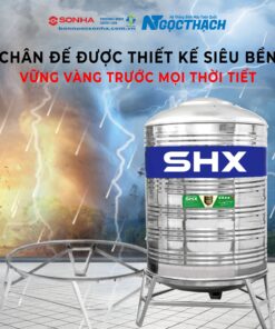Chân đế to, siêu bền – Vững vàng trước mọi thời tiết